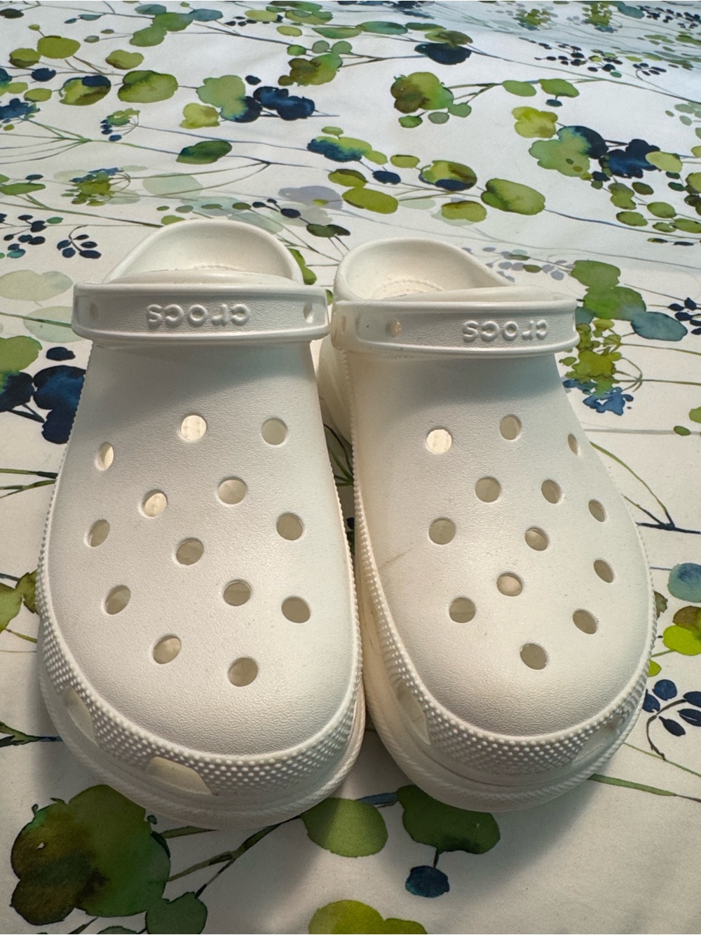 CROCS Classic Platform Clog in White